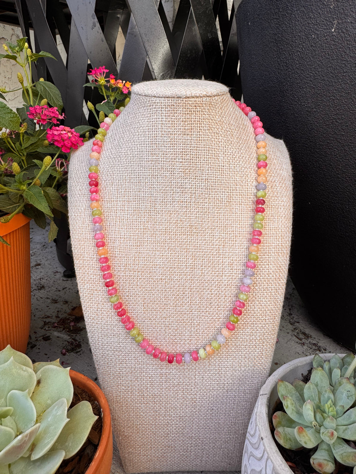 Cotton candy beads (20 inches)