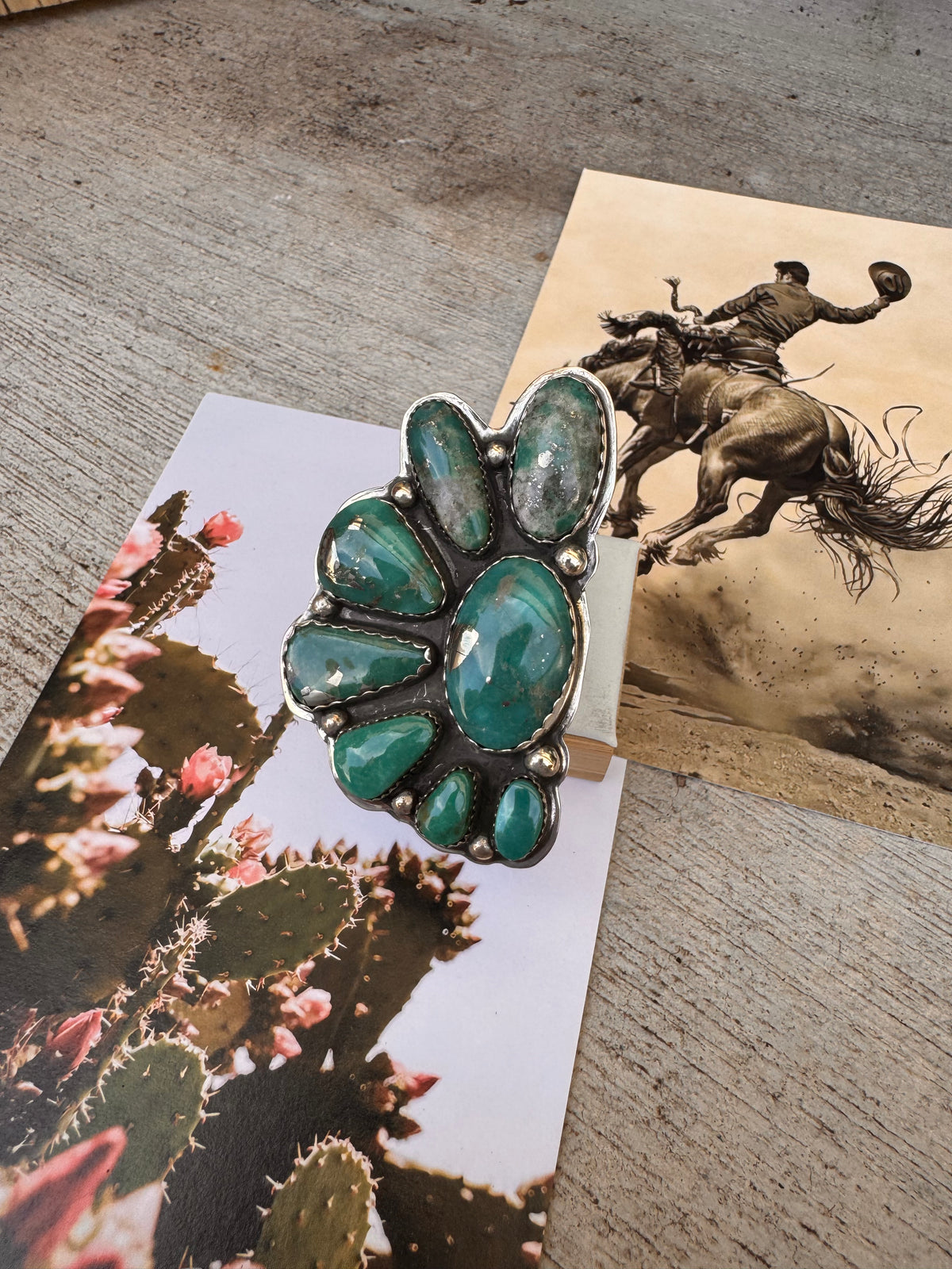 The Clustered (adjustable ring)