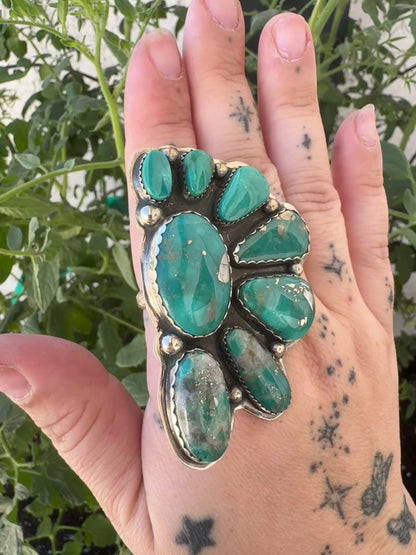 The Clustered (adjustable ring)