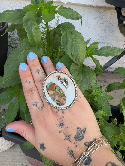 Cowboy Dinner Plate Ring (size 8)